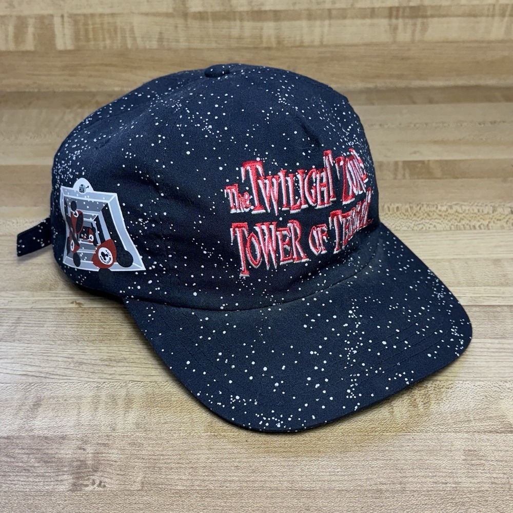 Vintage Disney Hollywood MGM Tower Of Terror Floating Hats Adjustable Strap Hat